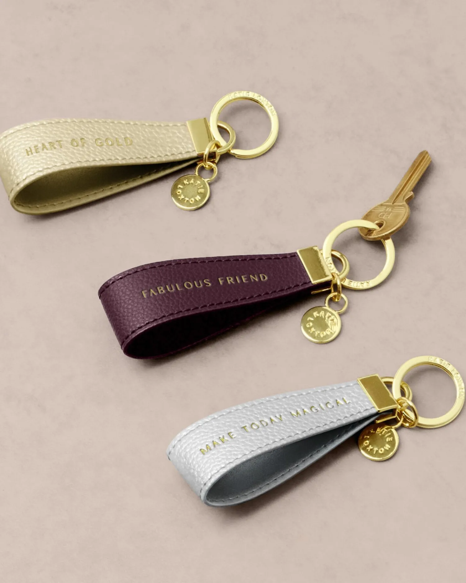 Katie Loxton Sentiment Loop Keyring Fabulous Friend Hot