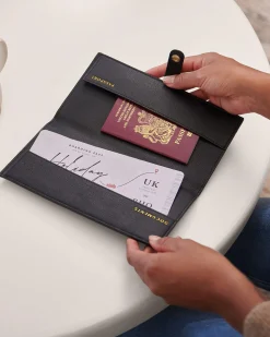 Katie Loxton Sentiment Travel Wallet 'Explore Dream Discover' in Black Explore Dream Discover Online