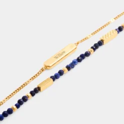 Katie Loxton ' Waterproof Gold Birthstone Bracelet September Best
