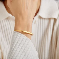 Katie Loxton Signet Waterproof Gold Bangle Clearance
