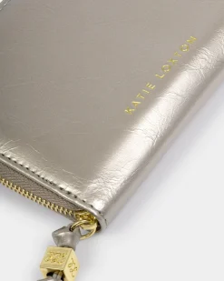 Katie Loxton Slim Jewellery Case Pewter New
