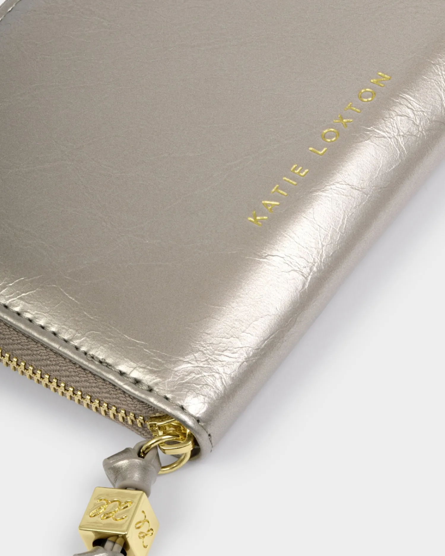 Katie Loxton Slim Jewellery Case Pewter New