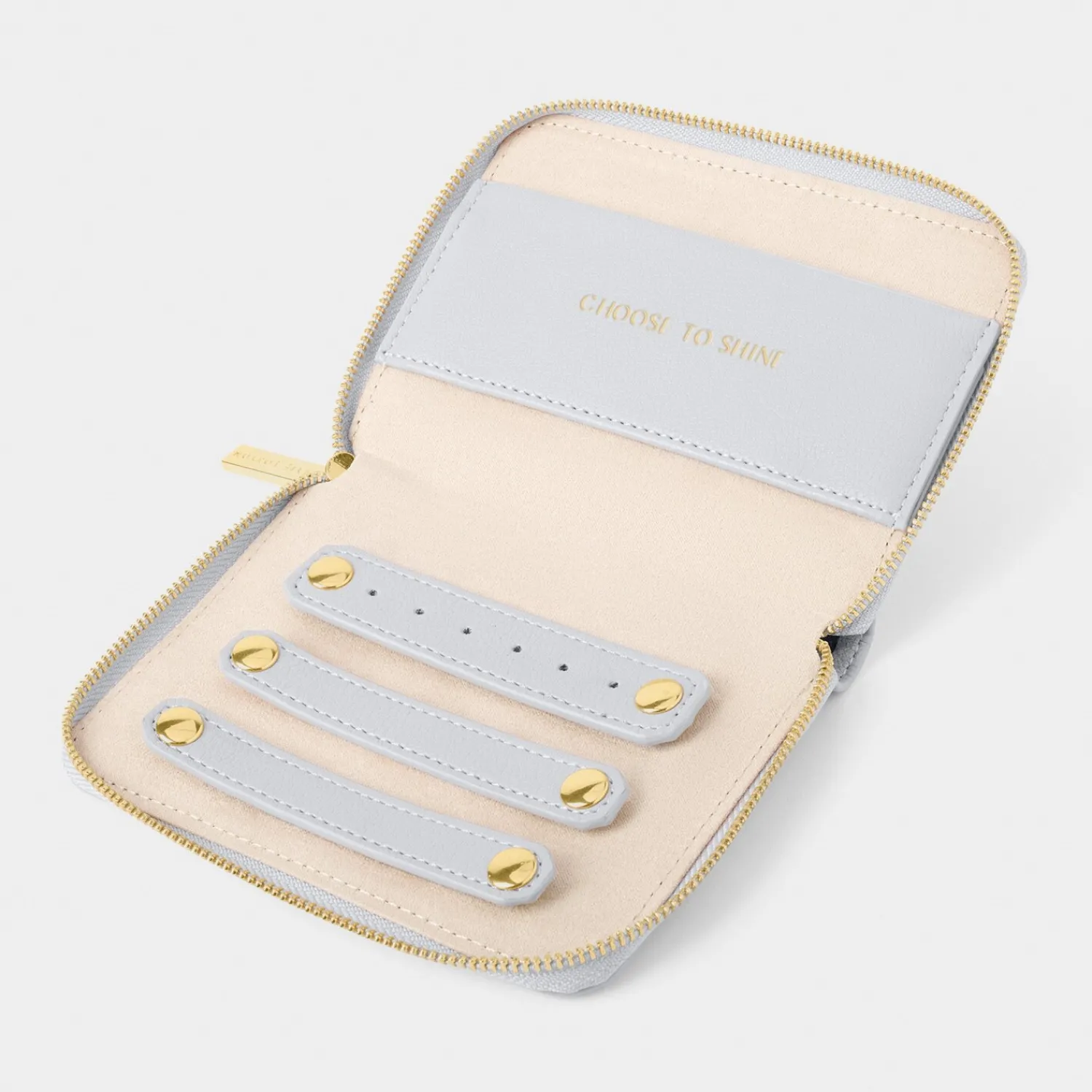 Katie Loxton Slim Jewellery Case 'Choose To Shine' Powder Blue Outlet