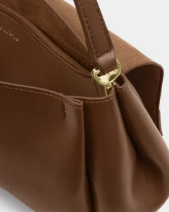 Katie Loxton Sloane Shoulder Bag Dark Chocolate Best