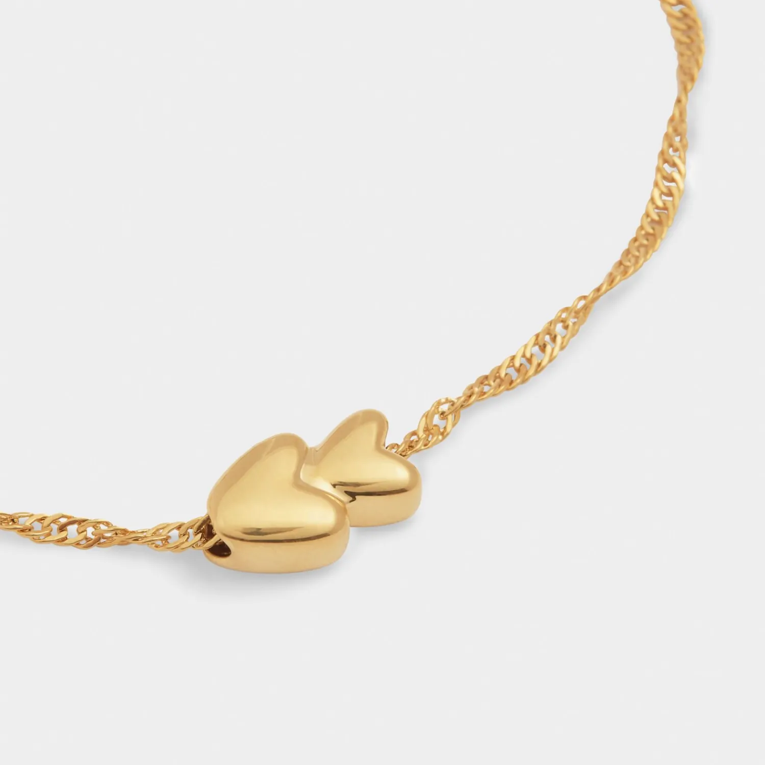 Katie Loxton So Loved' Waterproof Gold Sentiment Bracelet