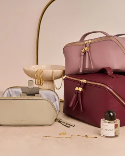 Katie Loxton Soho Large Makeup & Wash Bag Cherry