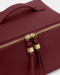 Katie Loxton Soho Large Makeup & Wash Bag Cherry