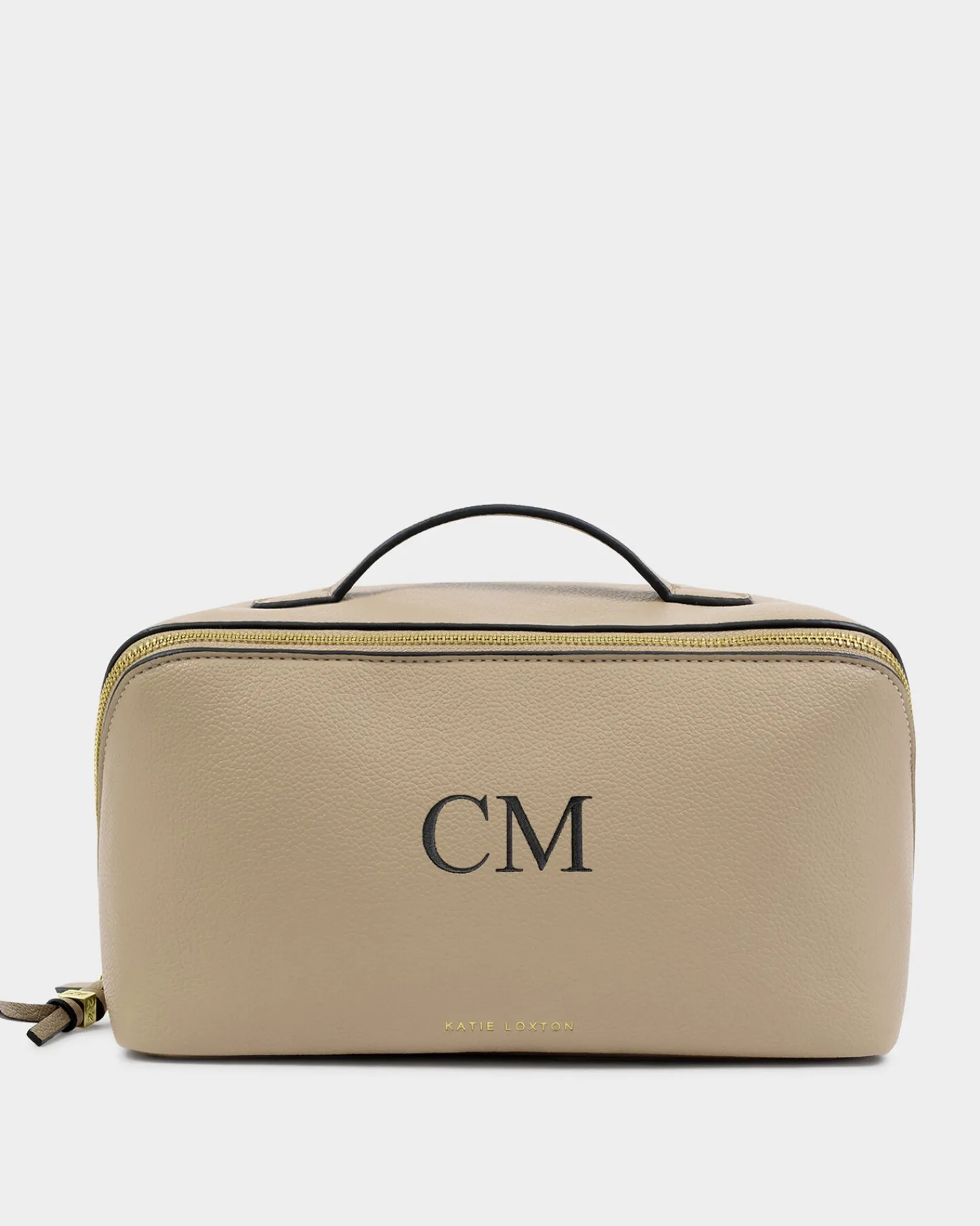 Katie Loxton Soho Large Makeup & Wash Bag Light Taupe