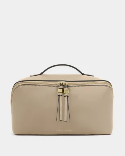 Katie Loxton Soho Large Makeup & Wash Bag Light Taupe
