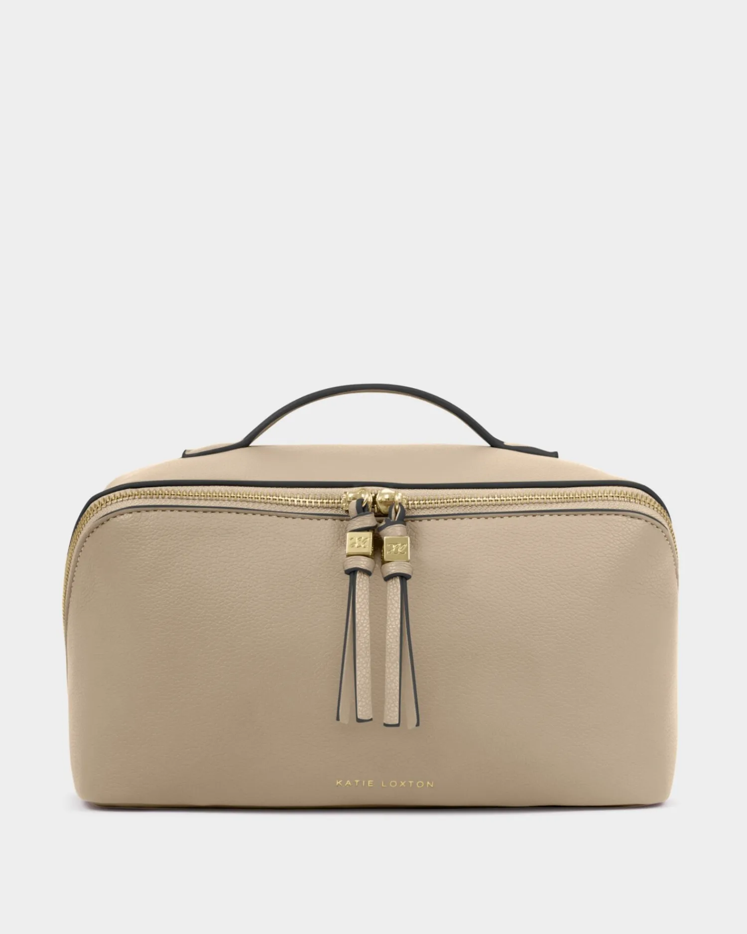 Katie Loxton Soho Large Makeup & Wash Bag Light Taupe