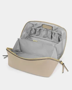 Katie Loxton Soho Large Makeup & Wash Bag Light Taupe
