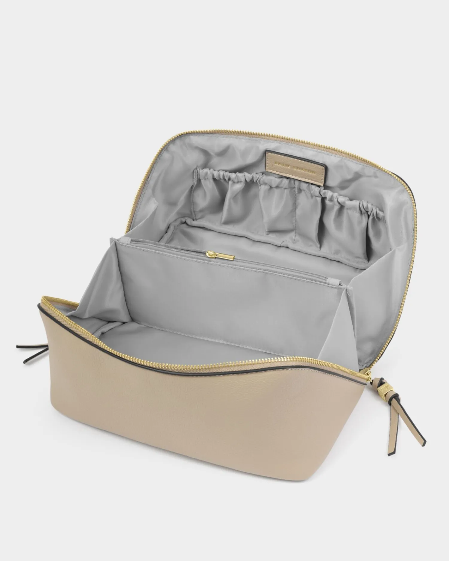 Katie Loxton Soho Large Makeup & Wash Bag Light Taupe