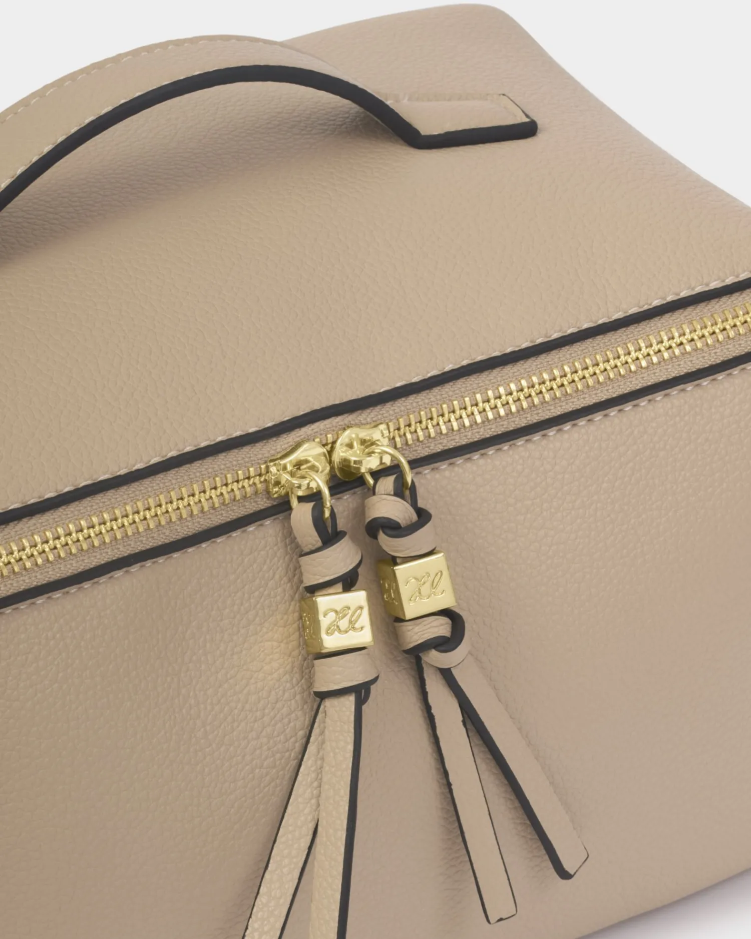 Katie Loxton Soho Large Makeup & Wash Bag Light Taupe
