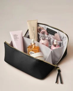 Katie Loxton Soho Medium Makeup & Wash Bag Black Clearance