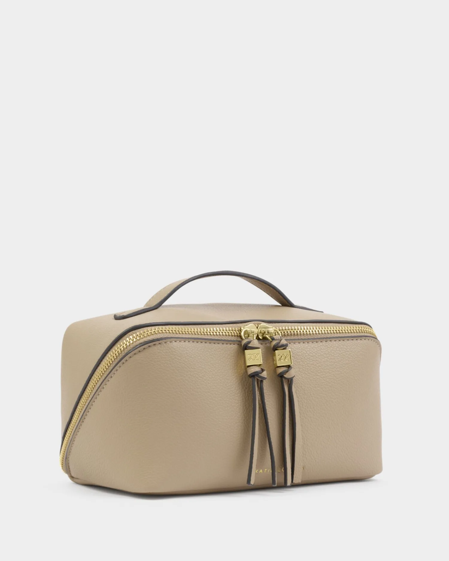 Katie Loxton Soho Medium Makeup & Wash Bag Light Taupe New