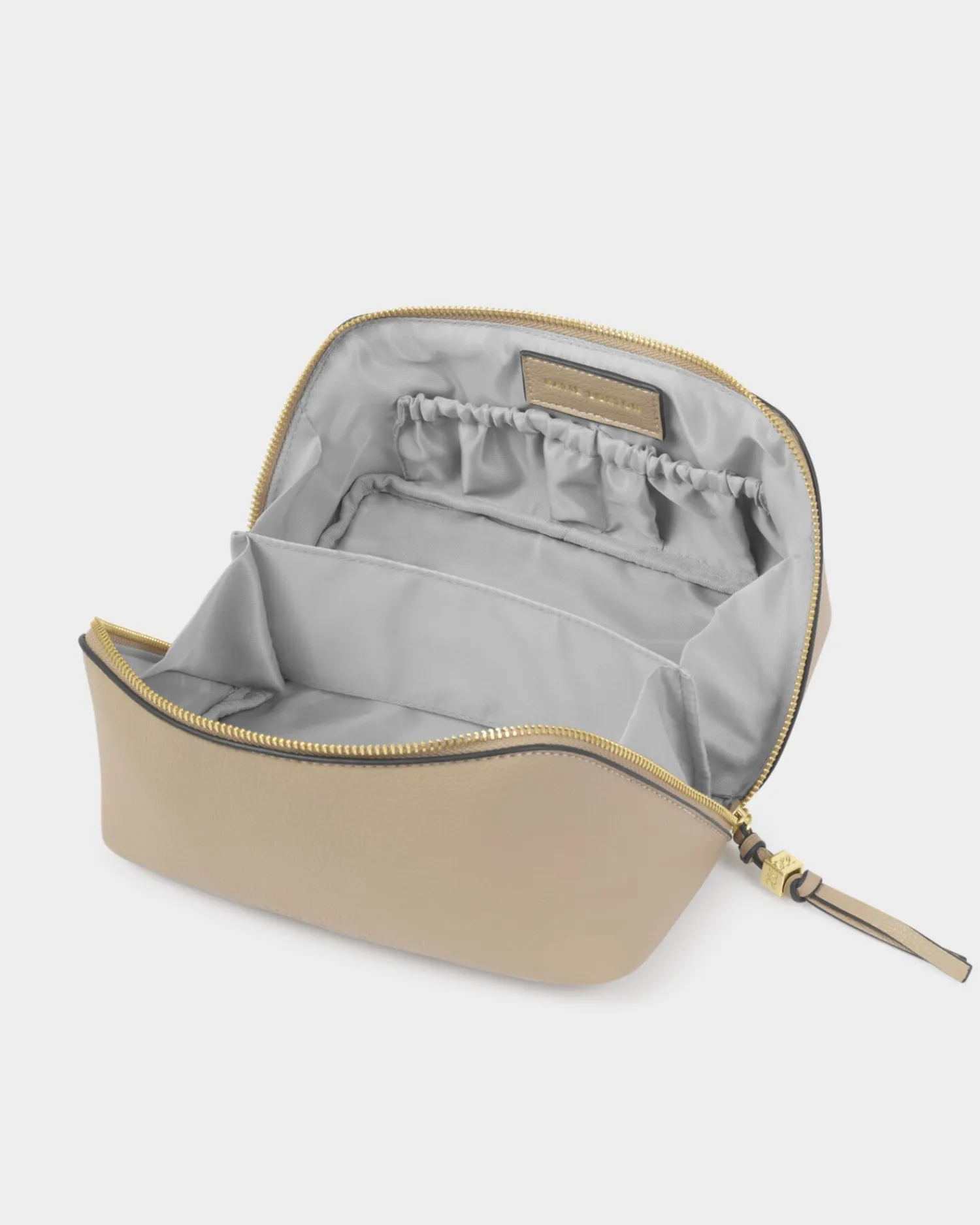 Katie Loxton Soho Medium Makeup & Wash Bag Light Taupe New