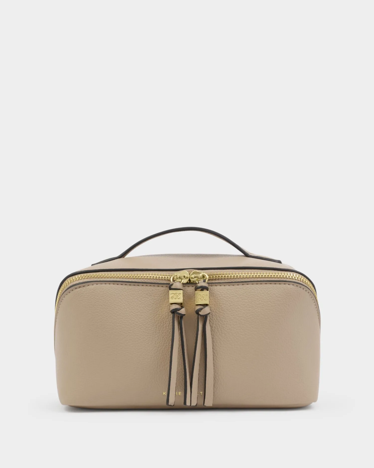Katie Loxton Soho Medium Makeup & Wash Bag Light Taupe New