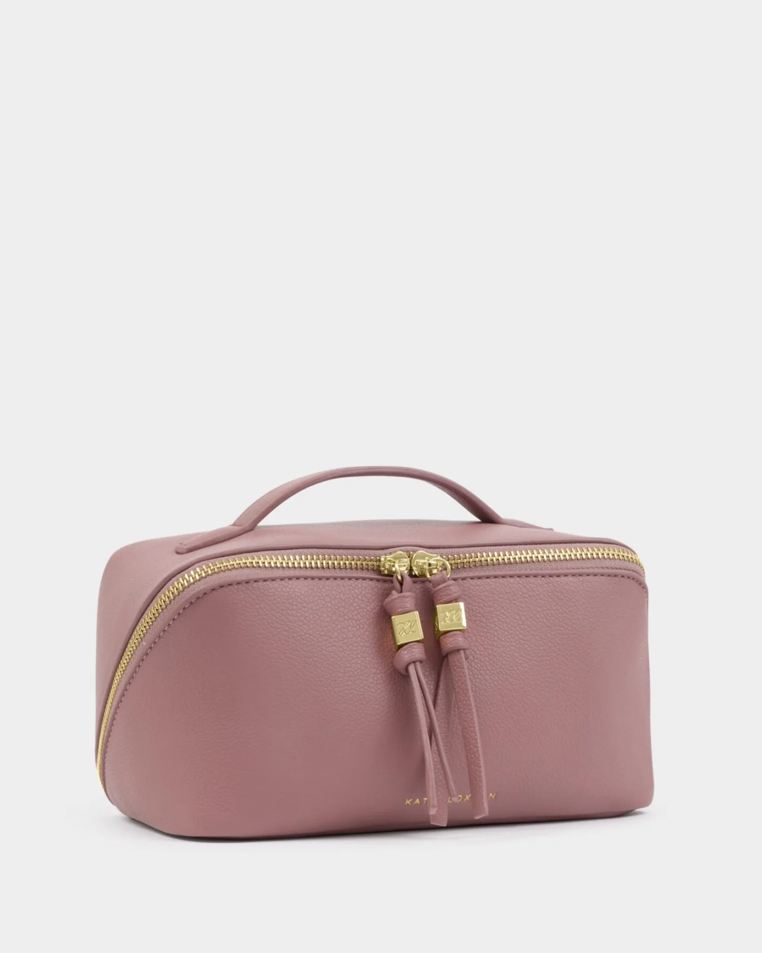 Katie Loxton Soho Medium Makeup & Wash Bag Deep Rose Clearance