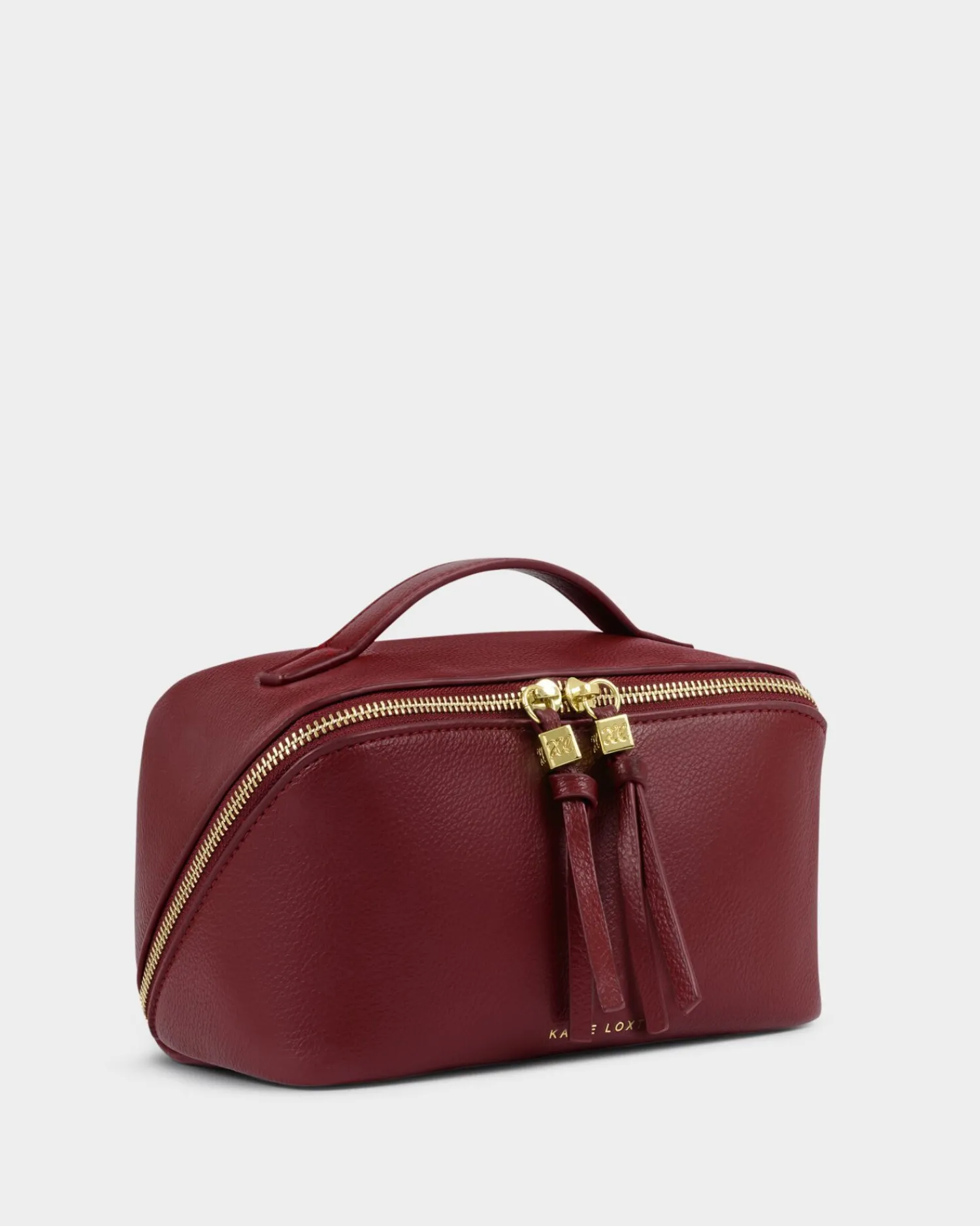 Katie Loxton Soho Medium Makeup & Wash Bag Cherry Online
