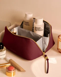 Katie Loxton Soho Medium Makeup & Wash Bag Cherry Online