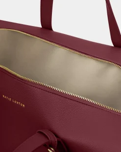 Katie Loxton Soho Weekend Bag Cherry New