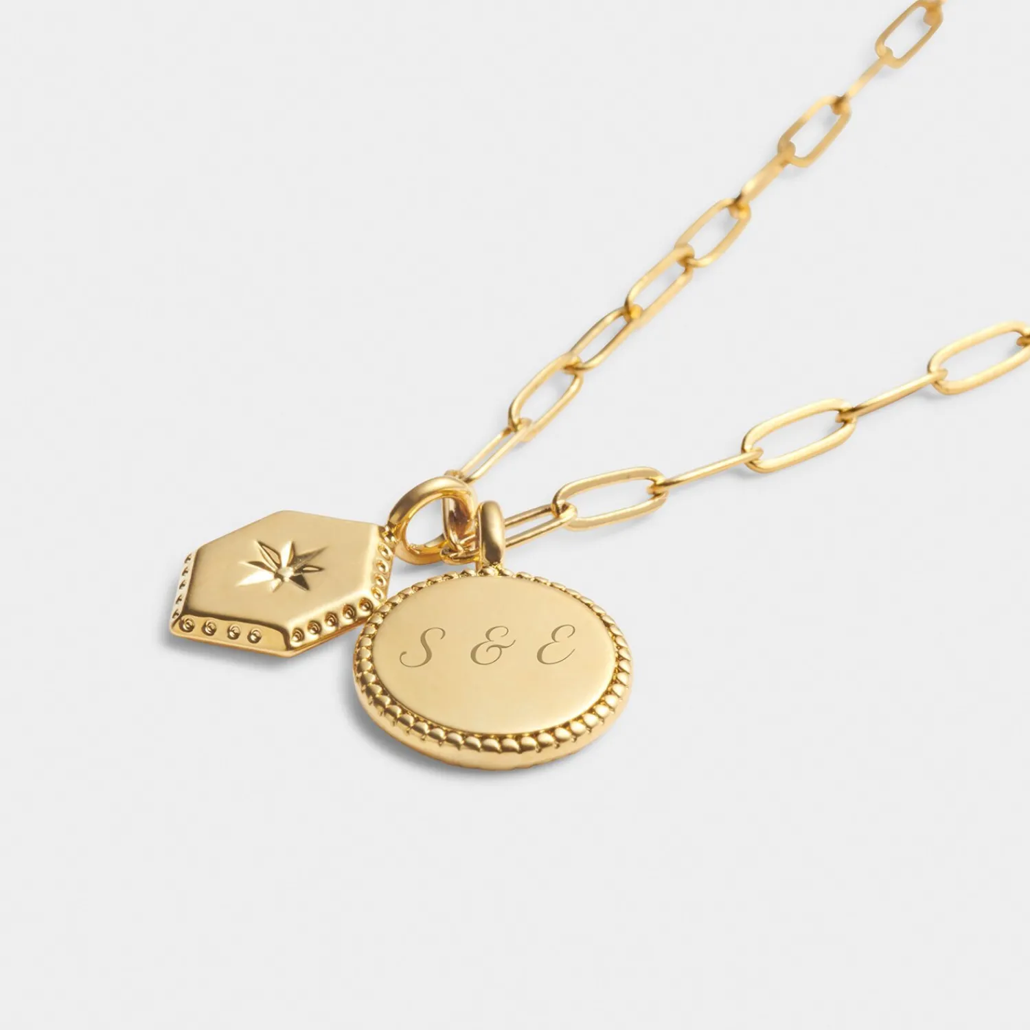 Katie Loxton ' Waterproof Gold Charm Necklace Soul Sister Outlet