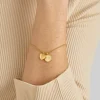Katie Loxton 21st Birthday' Waterproof Gold Sentiment Bracelet Outlet