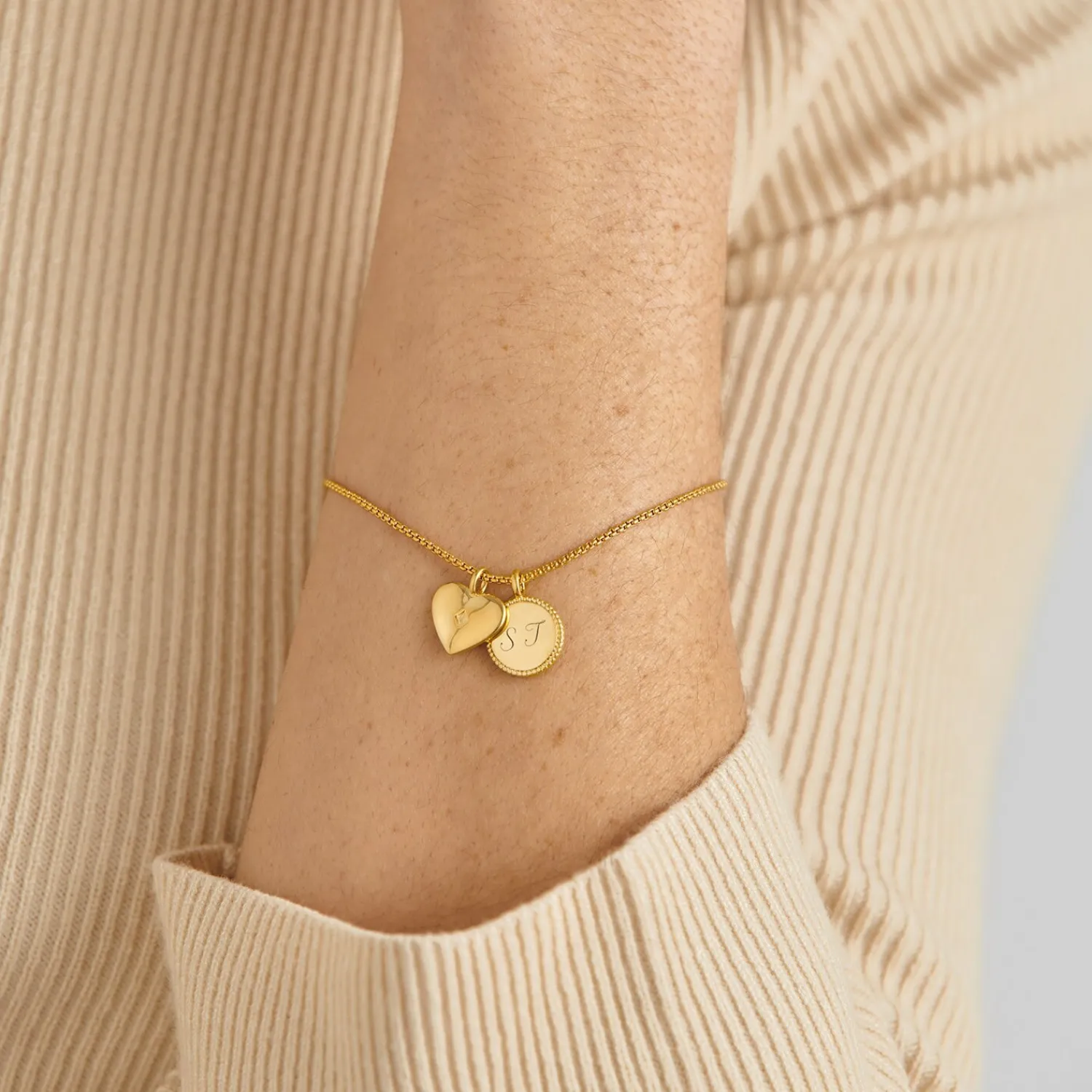 Katie Loxton 21st Birthday' Waterproof Gold Sentiment Bracelet Outlet