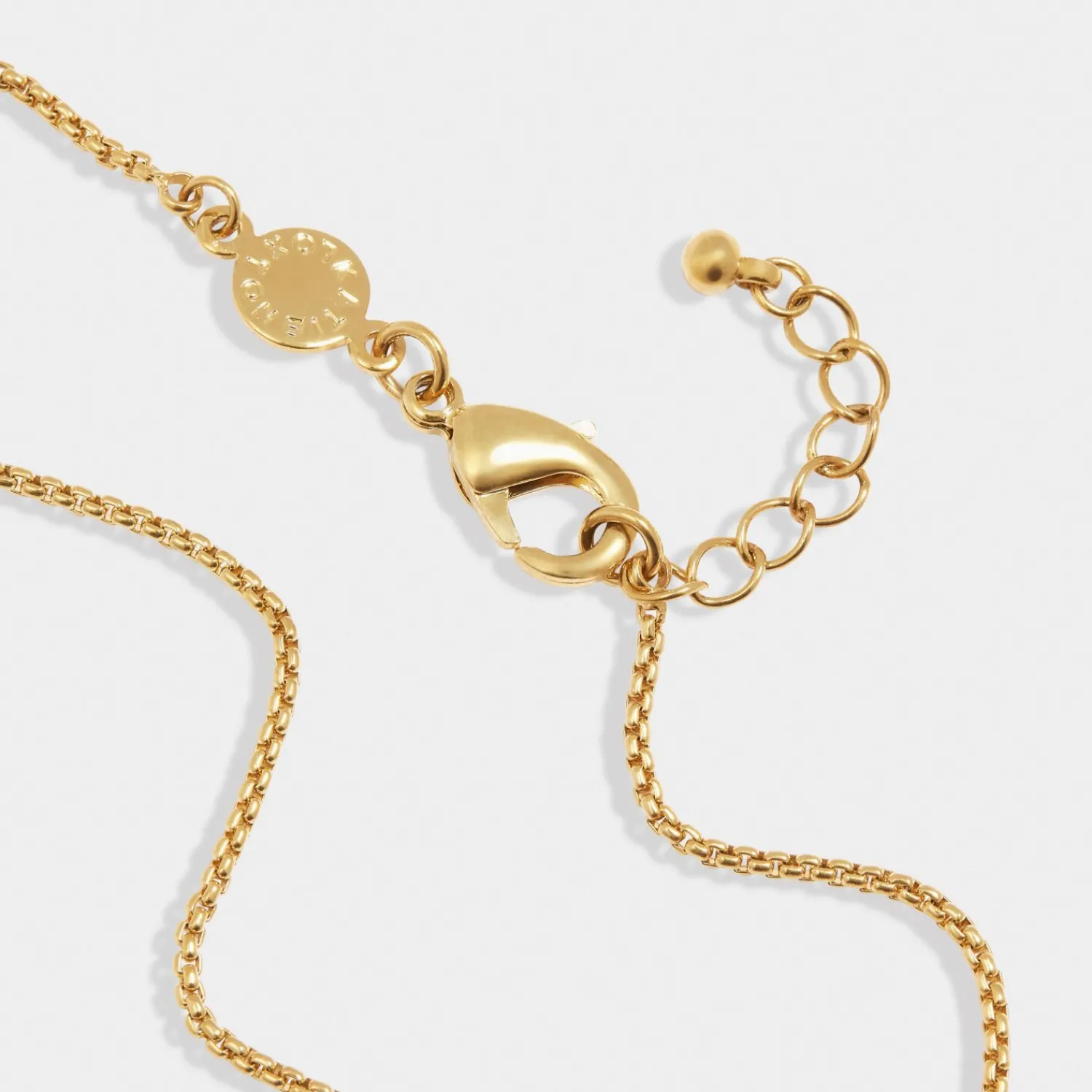 Katie Loxton 21st Birthday' Waterproof Gold Sentiment Bracelet Outlet