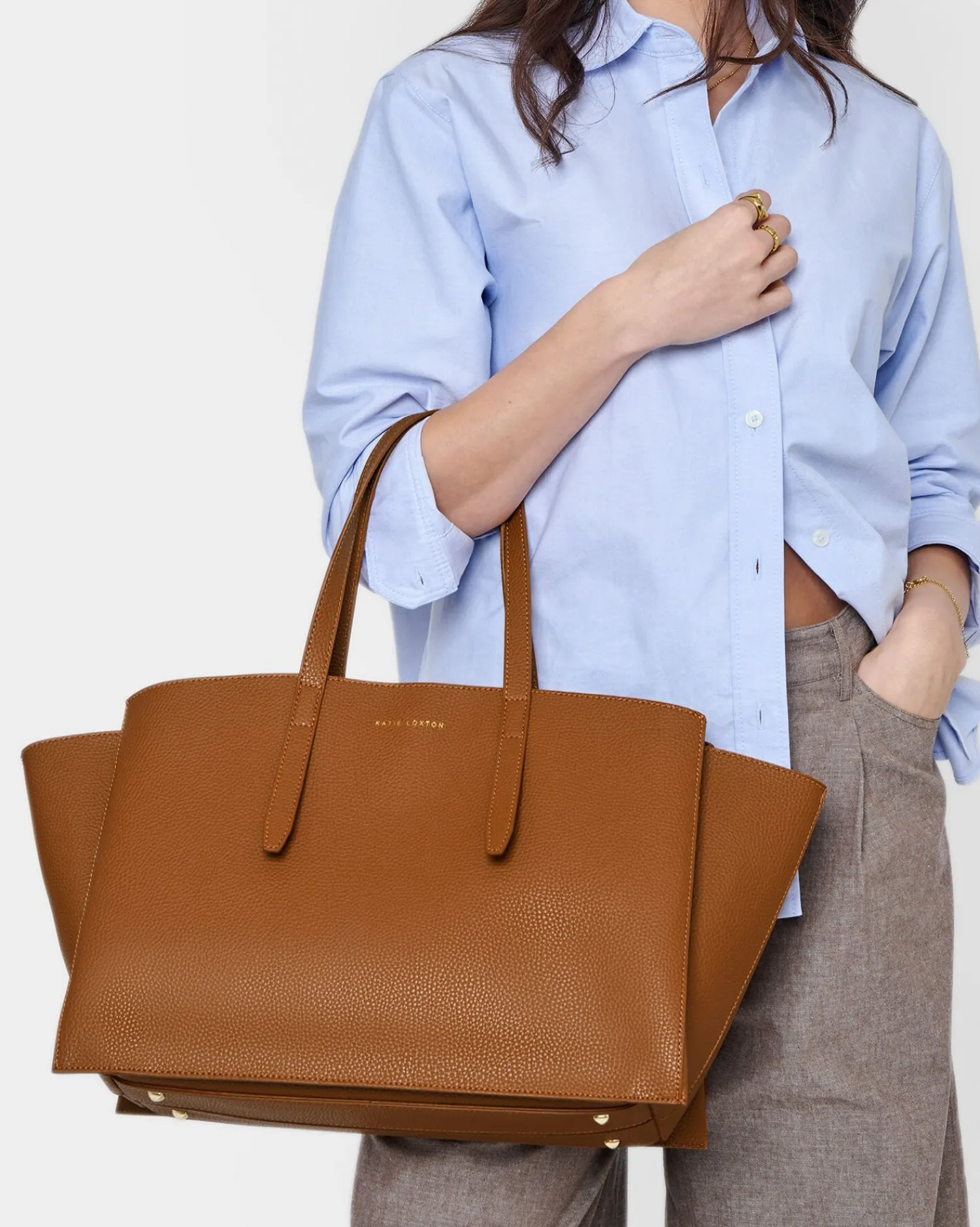 Katie Loxton Tabi Large Tote Bag Cognac Outlet