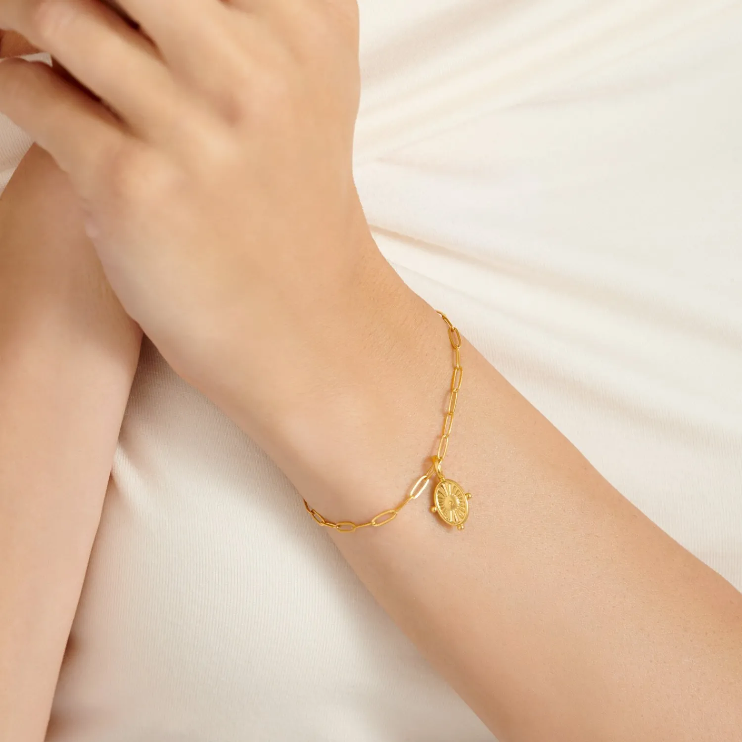 Katie Loxton Talis Waterproof Gold Charm Bracelet Clearance