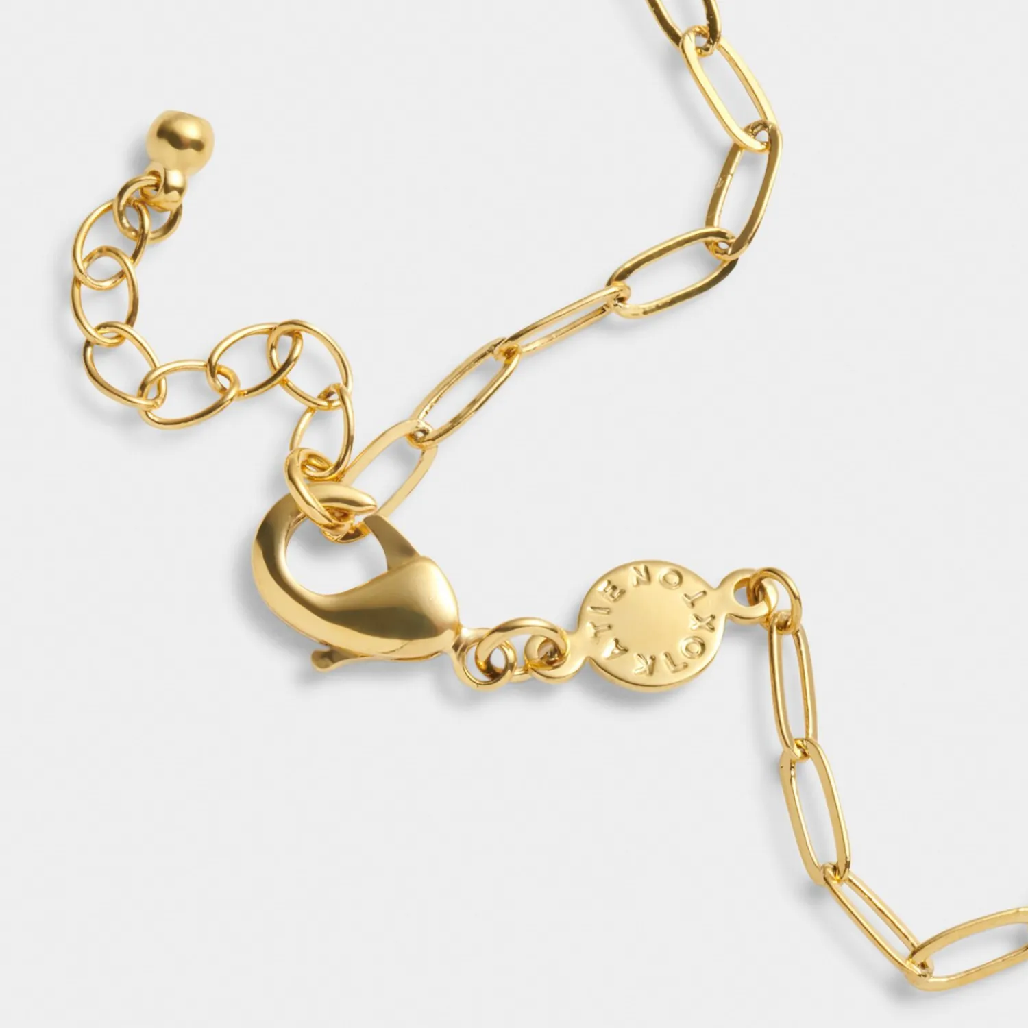 Katie Loxton Talis Waterproof Gold Charm Bracelet Clearance