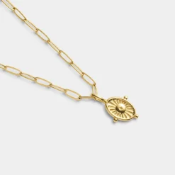 Katie Loxton Talis Waterproof Gold Charm Necklace New