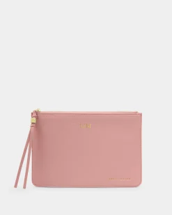 Katie Loxton Tassel Charm Pouch Rose Pink New