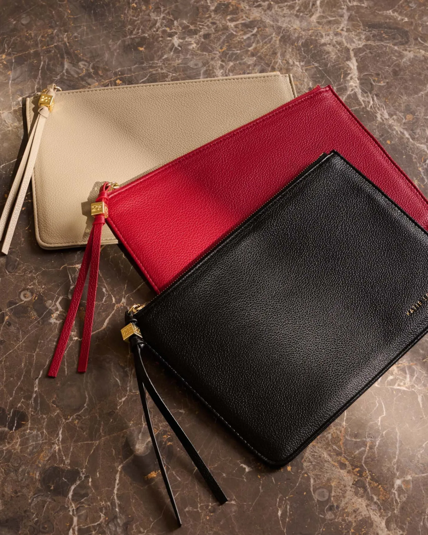 Katie Loxton Tassel Charm Pouch Black Outlet