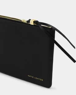 Katie Loxton Tassel Charm Pouch Black Outlet