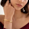 Katie Loxton Taya Waterproof Gold Woven Bangle Online