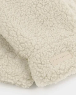Katie Loxton Teddy Mittens with Cord Cream Discount