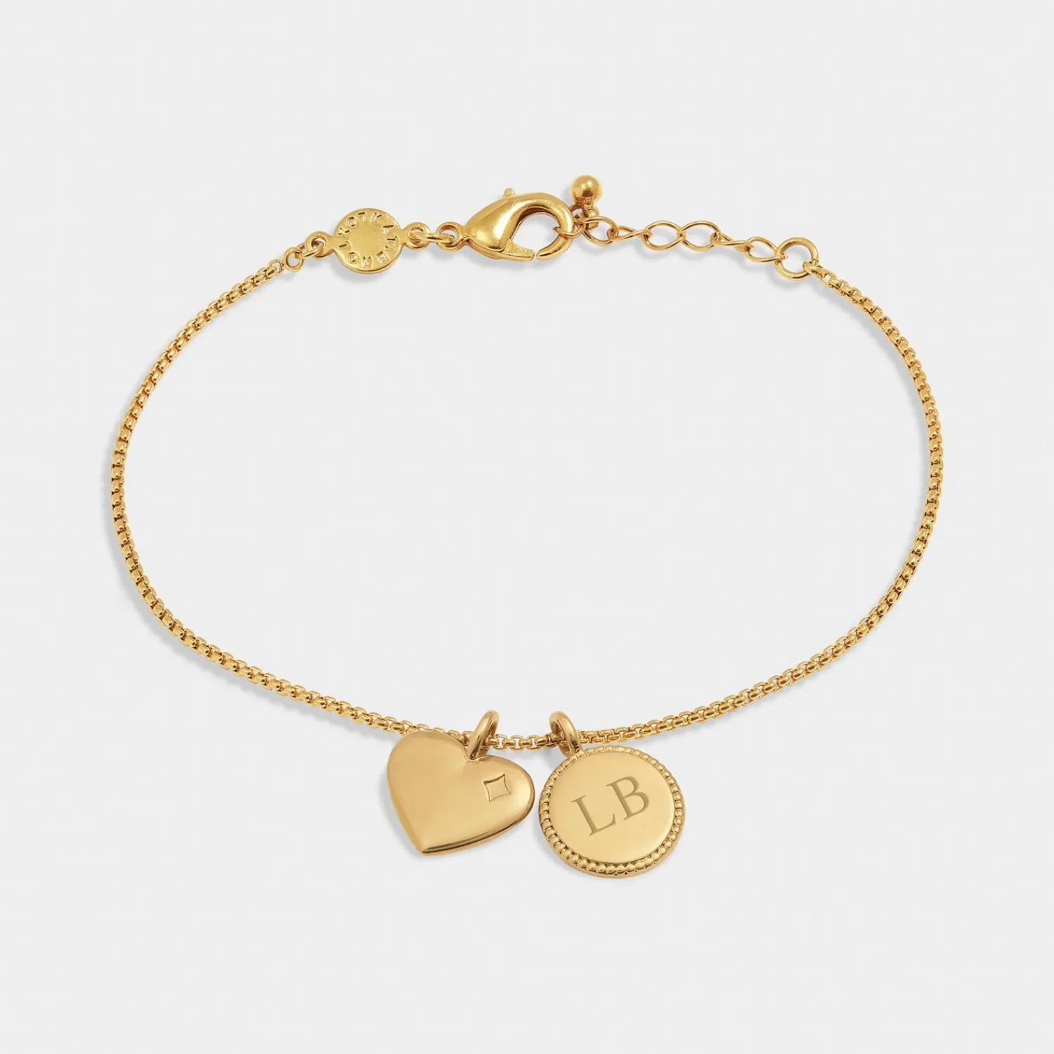 Katie Loxton 18th Birthday' Waterproof Gold Sentiment Bracelet Online