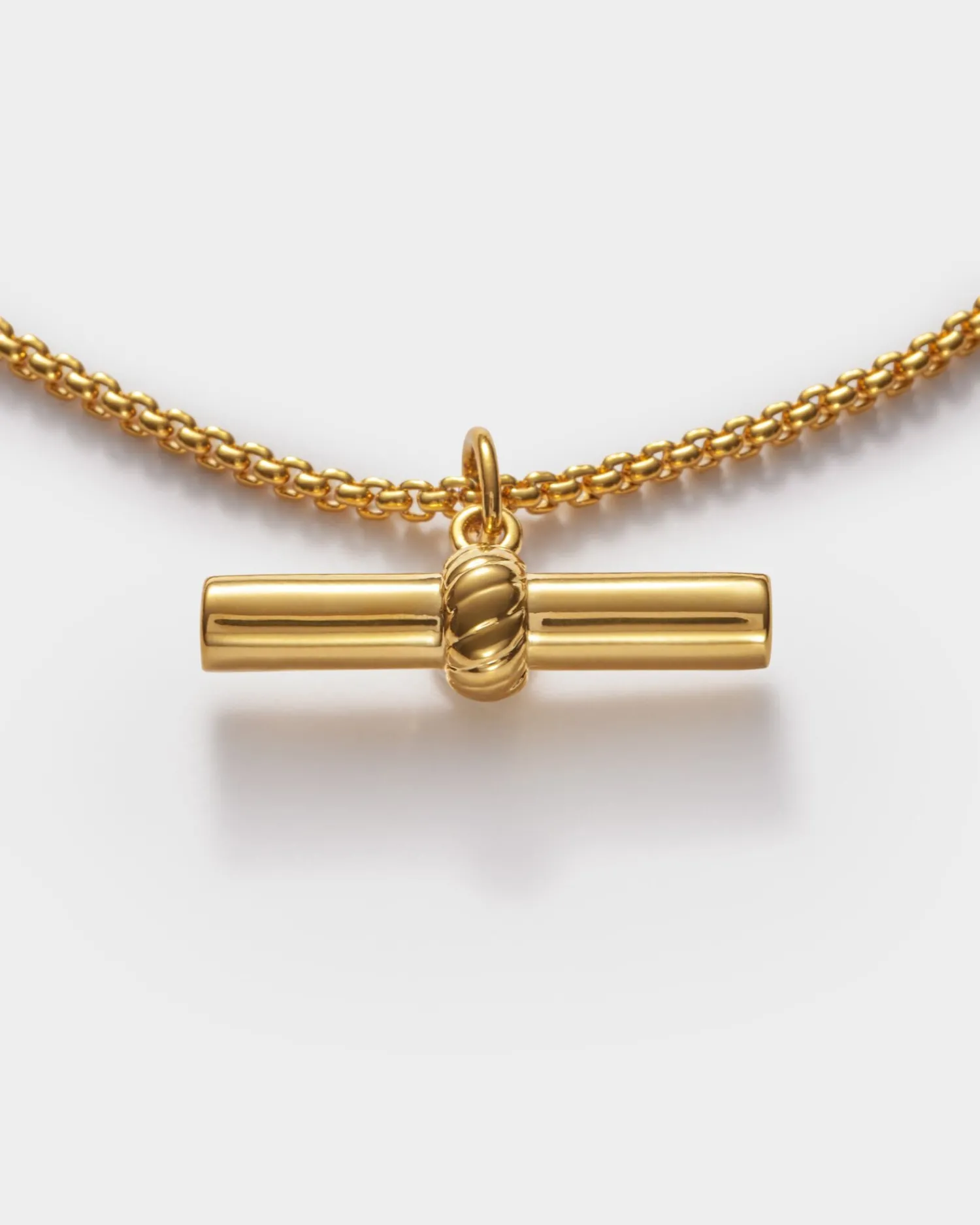 Katie Loxton Themis Waterproof Gold T-Bar Bracelet Clearance