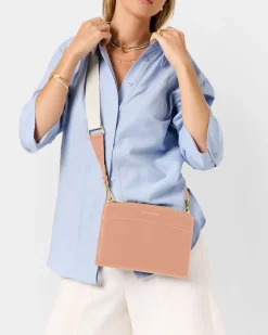 Katie Loxton Travel Organiser Crossbody Bag Peony Blush Discount