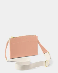 Katie Loxton Travel Organiser Crossbody Bag Peony Blush Discount