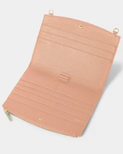 Katie Loxton Travel Organiser Crossbody Bag Peony Blush Discount