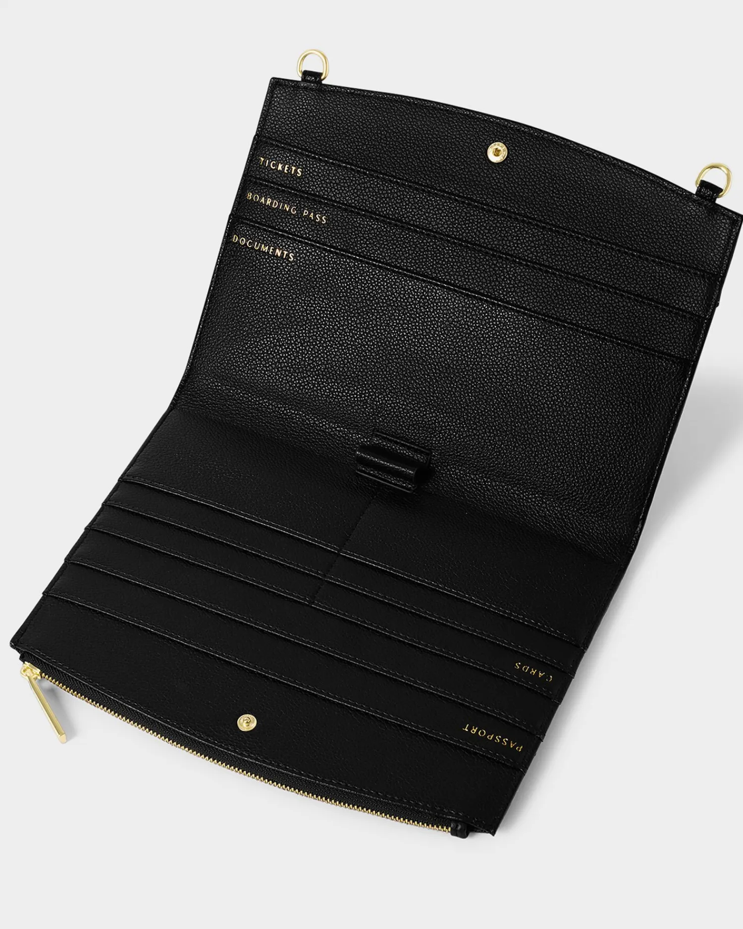 Katie Loxton Travel Organiser Crossbody Bag Black
