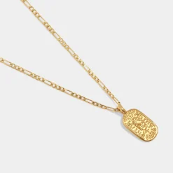 Katie Loxton Virgo' Waterproof Gold Zodiac Necklace 23rd Aug 22nd Sep New