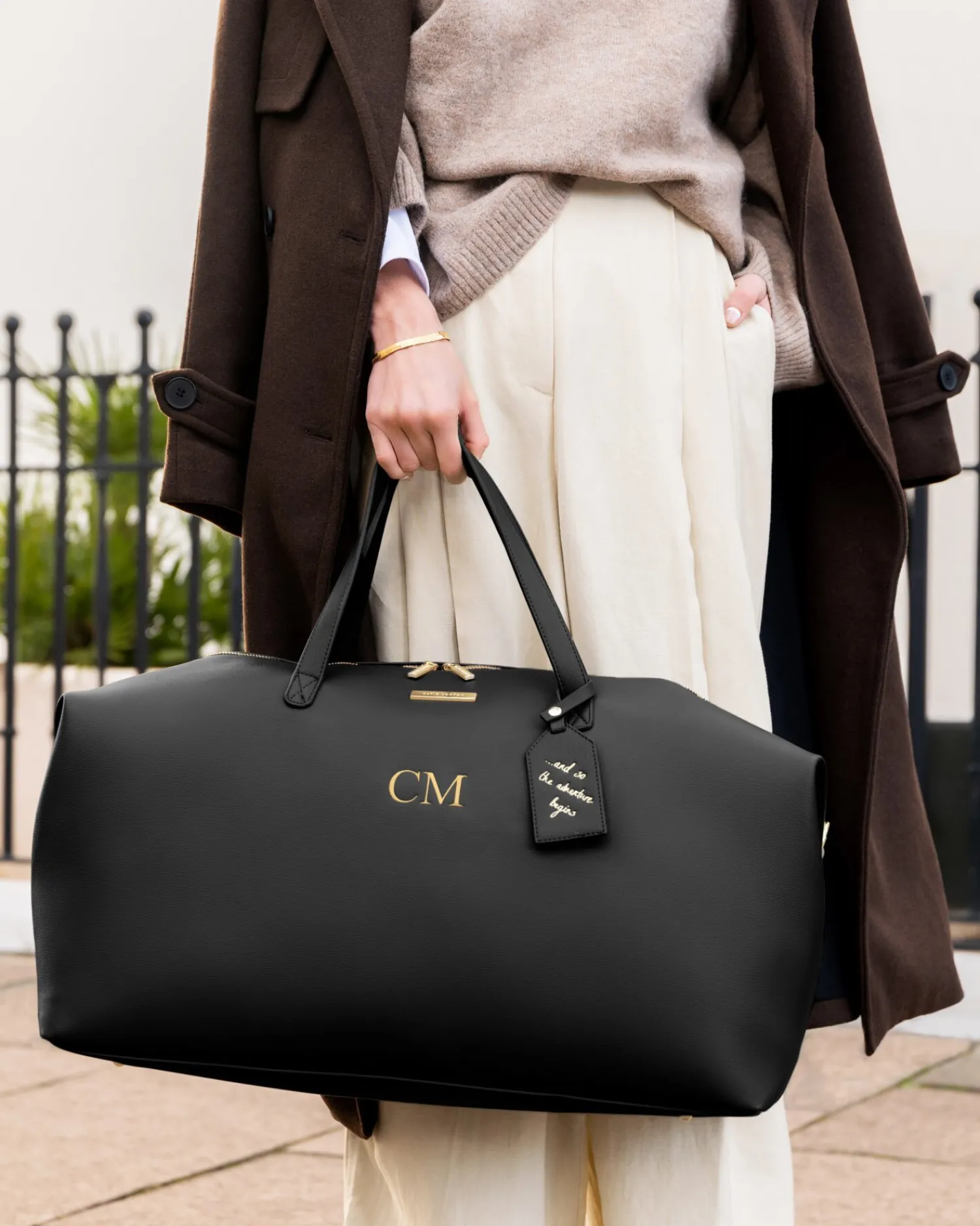 Katie Loxton Weekend Holdall Bag Black Hot