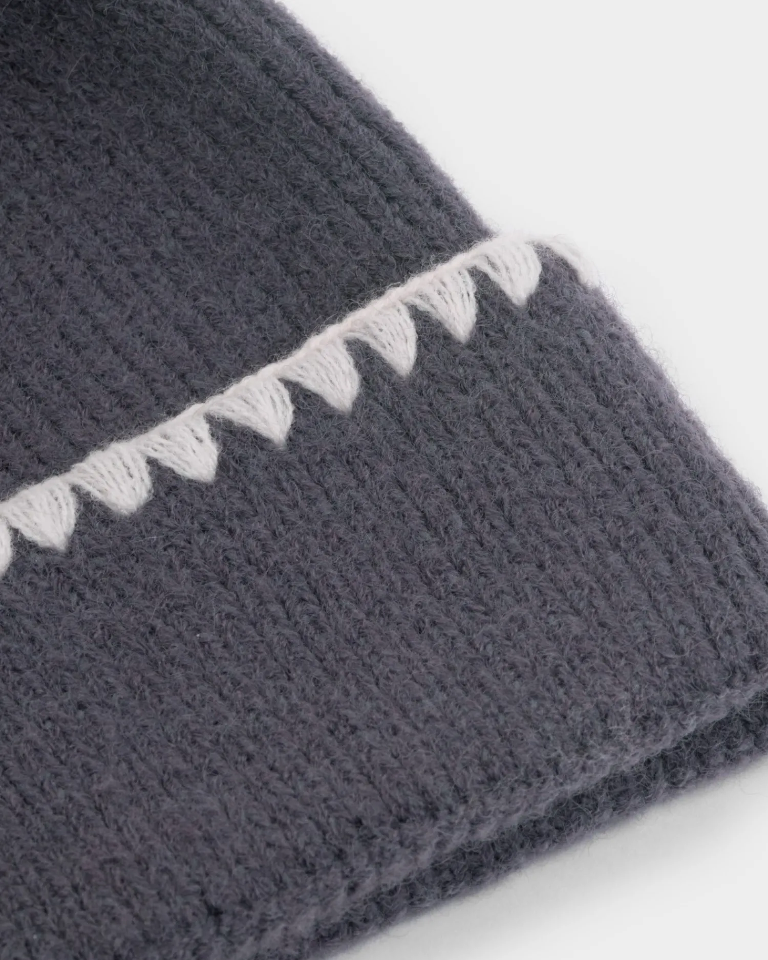 Katie Loxton Whipstitch Knitted Hat Charcoal
