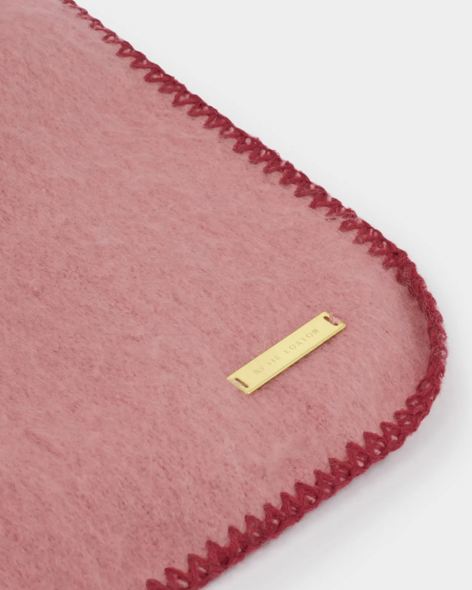 Katie Loxton Whipstitch Scarf Dusty Pink Outlet