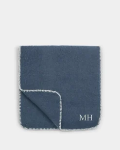 Katie Loxton Whipstitch Scarf Navy Clearance
