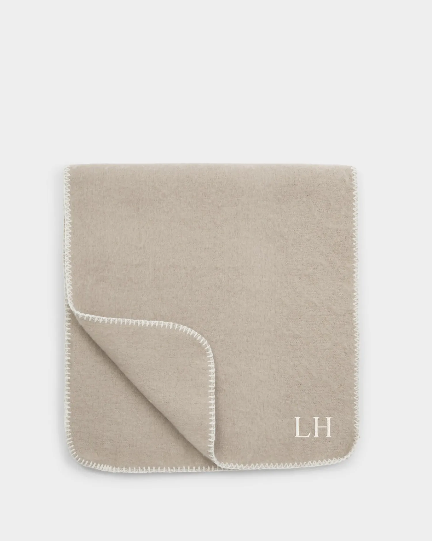 Katie Loxton Whipstitch Scarf Taupe Sale